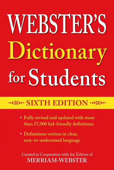 Webster's Dictionary for Students, Sixth Edition - Paperback