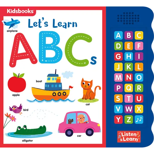 27-Button Sound Book Let's Learn ABCs - Board Book
