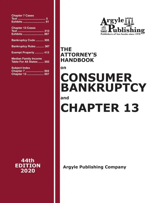 The Attorney's Handbook on Consumer Bankruptcy and Chapter 13 - Paperback