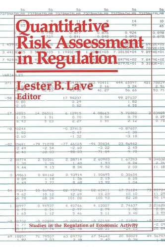 Quantitative Risk Assessment in Regulation - Paperback