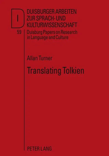 Translating Tolkien: Philological Elements in 