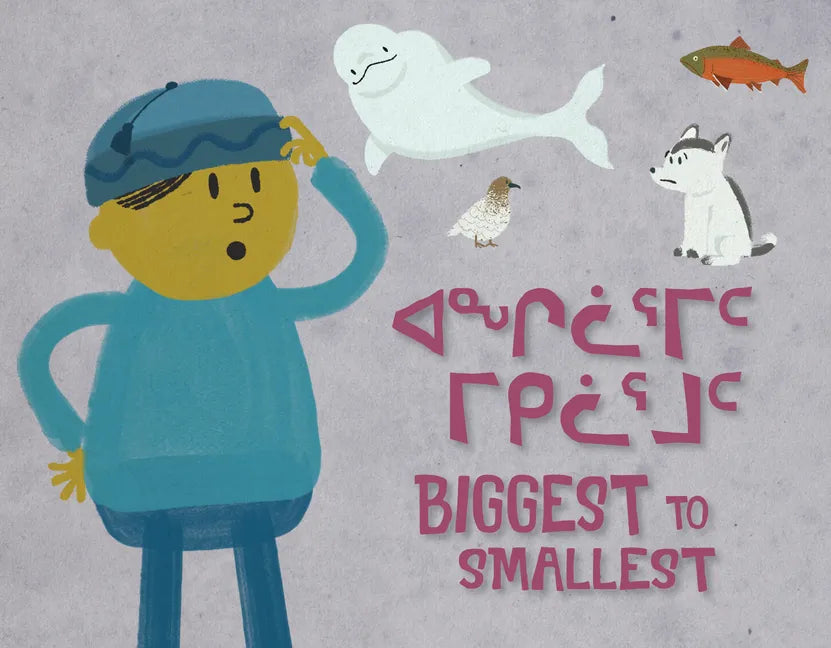 Biggest to Smallest: Bilingual Inuktitut and English Edition - Board Book