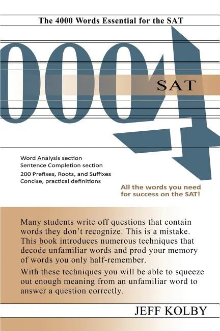 SAT 4000: The 4000 Words Essential for the SAT - Paperback