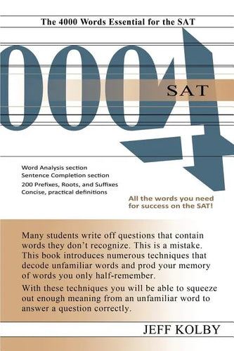 SAT 4000: The 4000 Words Essential for the SAT - Paperback