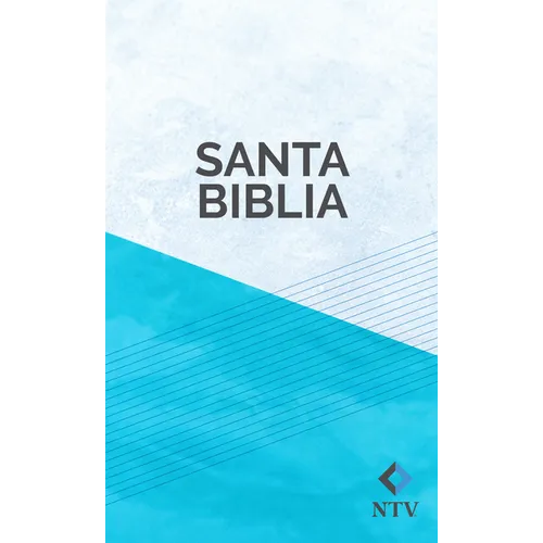 Biblia Econica Ntv, Edici Semilla (Tapa R俍tica, Azul) - Paperback