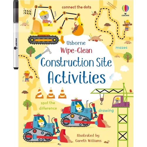 Wipe-Clean Construction Site Activities - Paperback