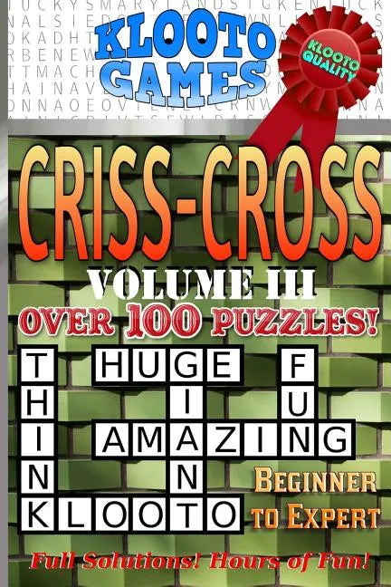 KLOOTO Games CrissCross Volume III - Paperback