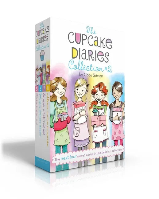 The Cupcake Diaries Collection #2 (Boxed Set): Katie, Batter Up!; Mia's Baker's Dozen; Emma All Stirred Up!; Alexis Cool as a Cupcake - Paperback