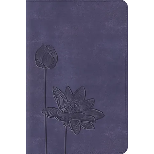 ESV Compact Bible (Trutone, Lavender, Bloom Design) - Imitation Leather
