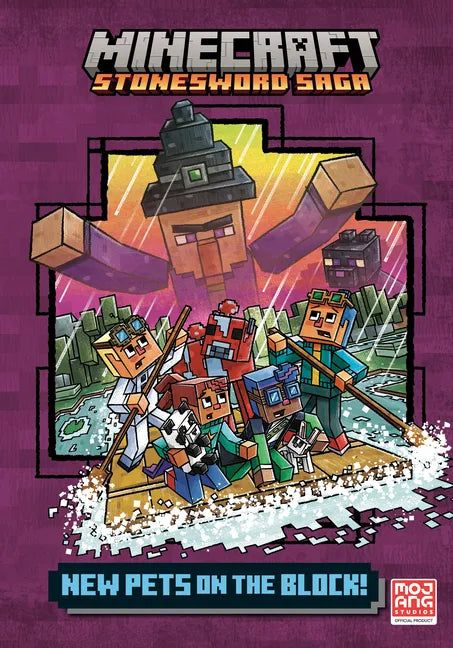 New Pets on the Block! (Minecraft Stonesword Saga #3) - Hardcover