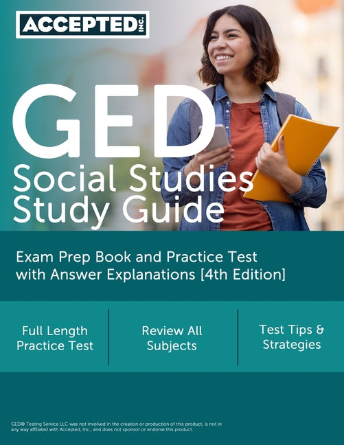 GED Social Studies Study Guide: Exam Prep Book and Practice Test with Answer Explanations [4th Edition] - Paperback