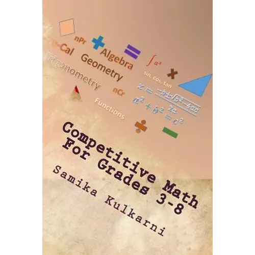 Competitive Math For Grades 3-8 - Paperback