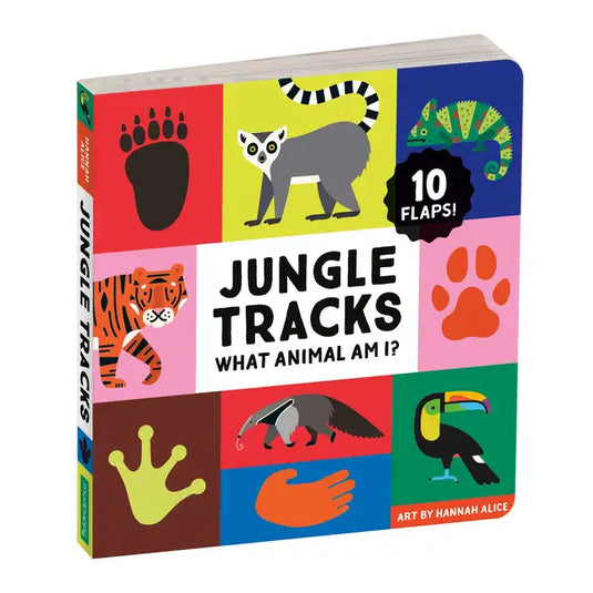 Jungle Tracks Lift-The-Flap Board Book - Board Book