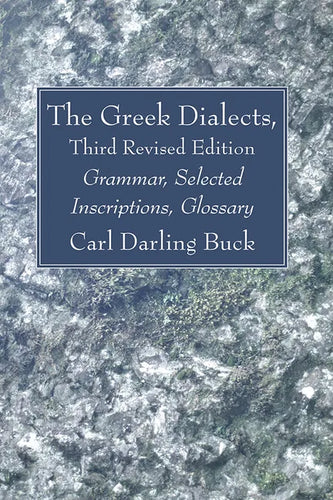 The Greek Dialects, Third Revised Edition - Paperback
