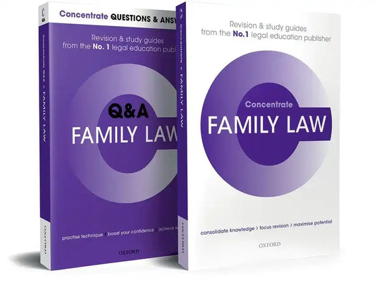 Family Law Revision Concentrate Pack: Law Revision and Study Guide - Paperback
