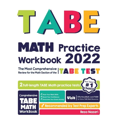 TABE Math Practice Workbook: The Most Comprehensive Review for the Math Section of the TABE Test - Paperback