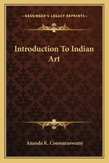 Introduction to Indian Art - Paperback