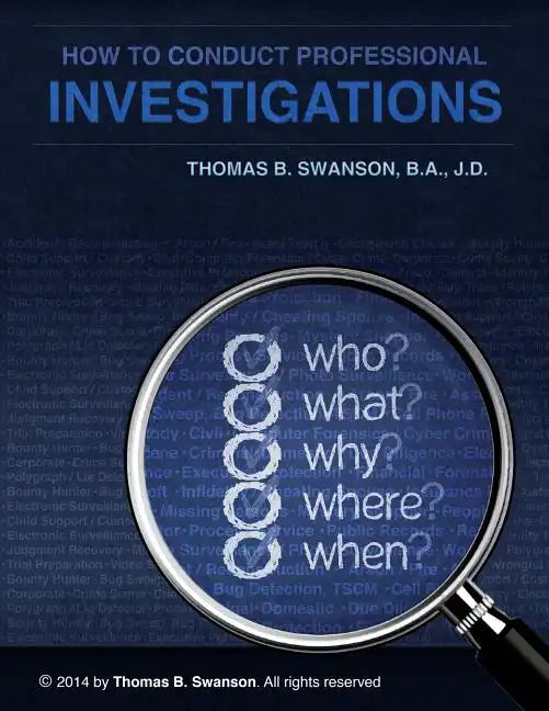 How To Conduct Professional Investigations - Paperback