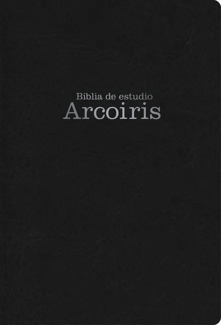 Mass Market Rvr 1960 Biblia de Estudio Arco Iris, Negro Símil Piel - Imitation Leather