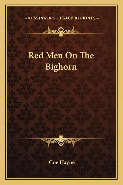Red Men on the Bighorn - Paperback