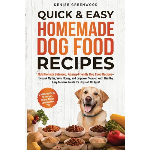 Quick & Easy Homemade Dog Food Recipes: Nutritionally Balanced, Allergy-Friendly Dog Food Recipes-Debunk Myths, Save Money, and Empower Yourself with - Paperback