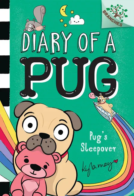 Pug's Sleepover: A Branches Book (Diary of a Pug #6) - Hardcover
