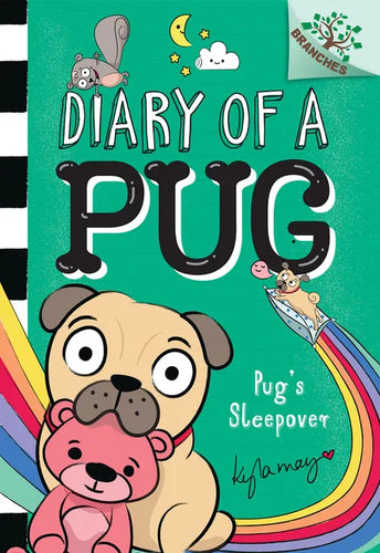 Pug's Sleepover: A Branches Book (Diary of a Pug #6) - Hardcover