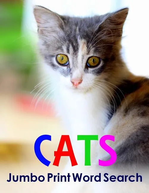 Cats Jumbo Print Word Search - Paperback