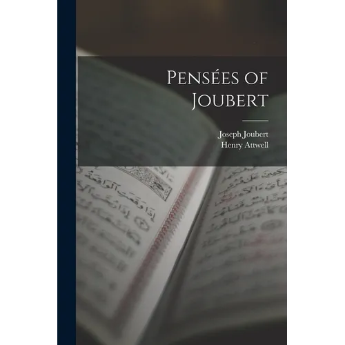 Pensées of Joubert - Paperback