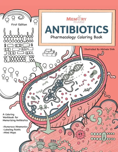 Antibiotics Pharmacology Coloring Book: Antibiotics - Paperback