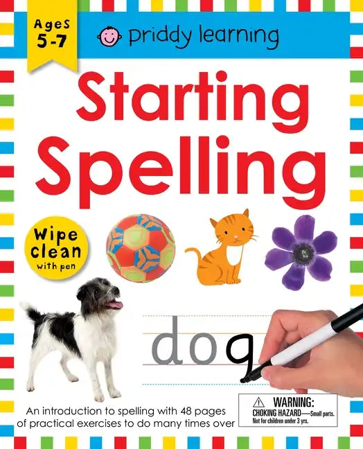 Wipe Clean Workbook: Starting Spelling: An Introduction to Spelling with 48 Pages of Practical Exercises to Do Again and Again - Spiral