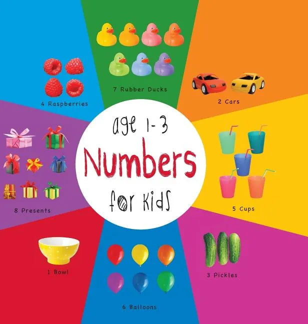 Numbers for Kids age 1-3 (Engage Early Readers: Children's Learning Books) with FREE EBOOK - Hardcover