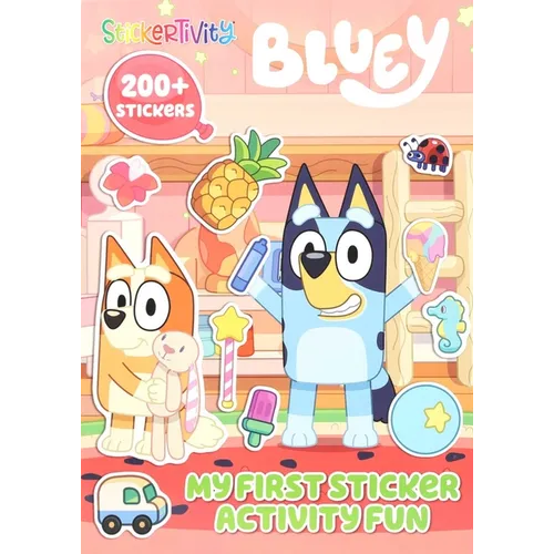 Bluey: Stickertivity: My First Sticker Activity Fun - Paperback