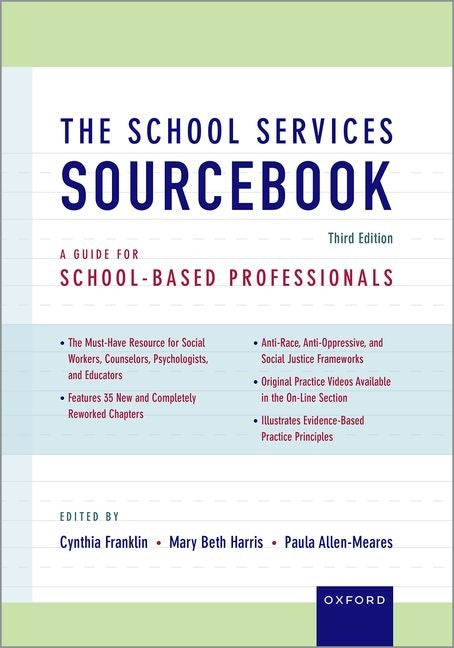 The School Services Sourcebook: A Guide for School-Based Professionals - Hardcover