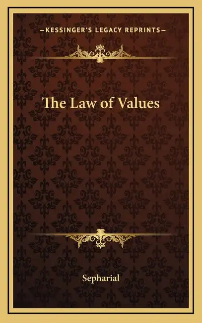 The Law of Values - Hardcover