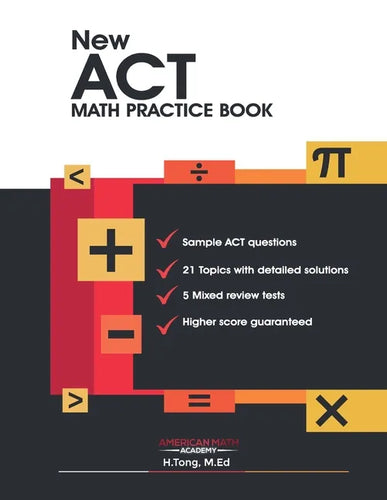 New ACT Math Practice Book - Paperback
