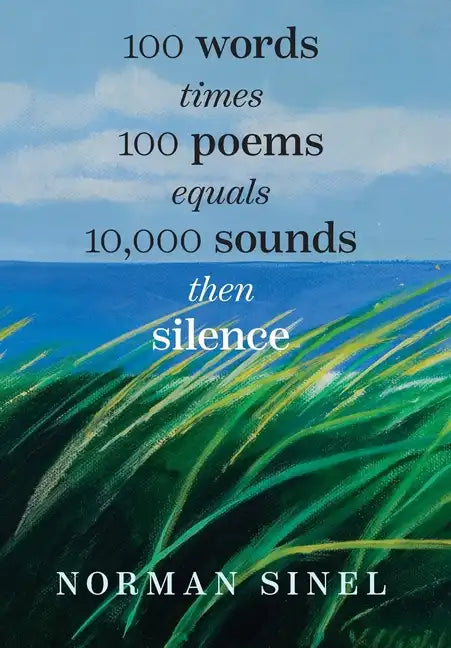 100 words time 100 poems equals 10,000 sounds then silence - Hardcover