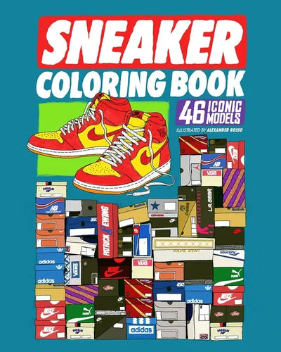 Sneaker Coloring Book: 46 Iconic Models - Paperback