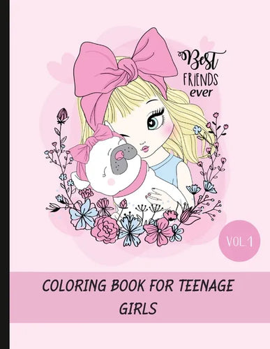 Coloring book for teenage girls - Paperback