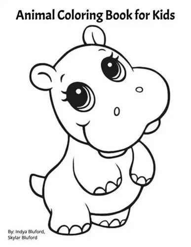 Animal Coloring Book for Kids - Paperback