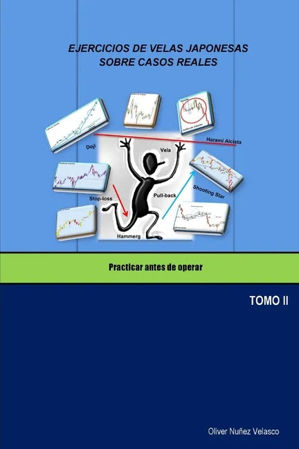 Ejercicios de velas japonesas sobre casos reales: Practicar antes de operar - Paperback