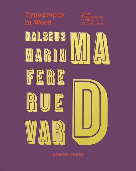 Typography in Wood - Hardcover