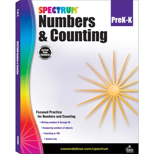 Numbers & Counting, Grades Pk - K: Volume 111