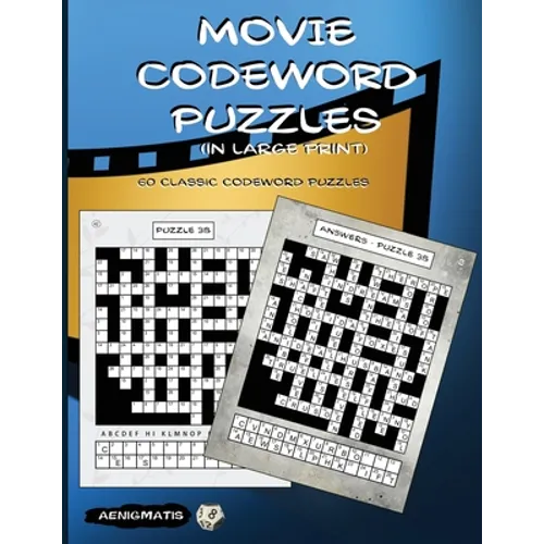 Movie Codeword Puzzles (in large print) - Paperback