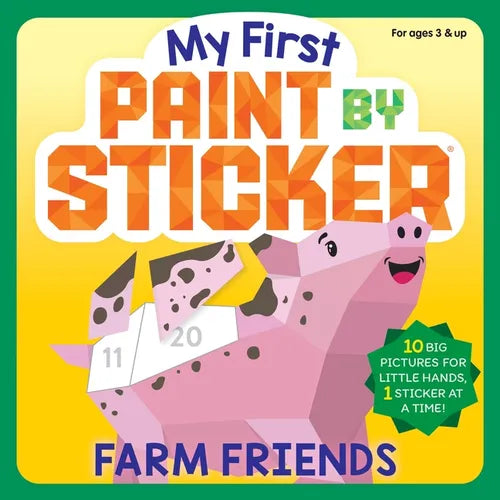 My First Paint by Sticker: Farm Friends - Paperback