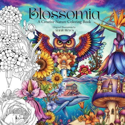 Blossomia. A Creative Nature Coloring - Paperback
