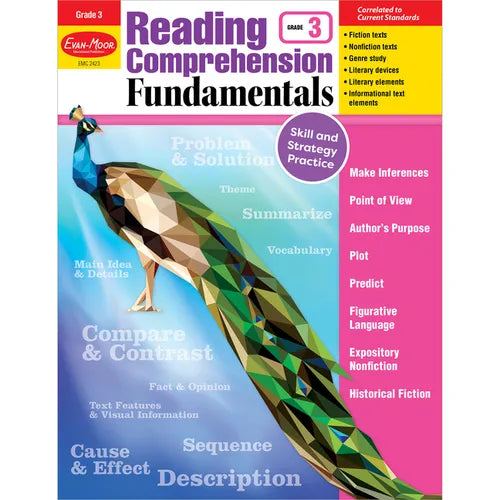 Reading Comprehension Fundamentals, Grade 3 - Paperback