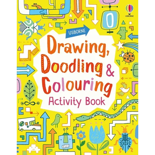 Drawing, Doodling and Coloring Activity Book - Paperback