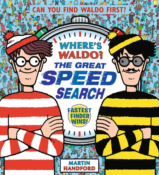 Where's Waldo?: The Great Speed Search: (A Hidden Object Activity Book That Lays Flat for Head-To-Head Competition with Friends & Family - A Perfect G - Hardcover