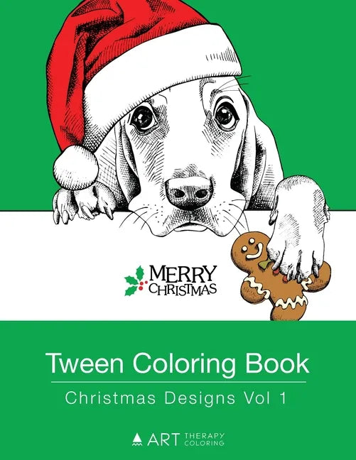 Tween Coloring Book: Christmas Designs Vol 1: Colouring Book for Teenagers, Young Adults, Boys, Girls, Ages 9-12, 13-16, Cute Arts & Craft - Paperback